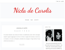 Tablet Screenshot of nicladecarolis.it